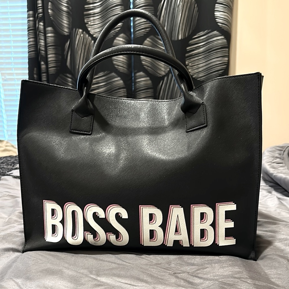 Black Boss Babe Tote Bag